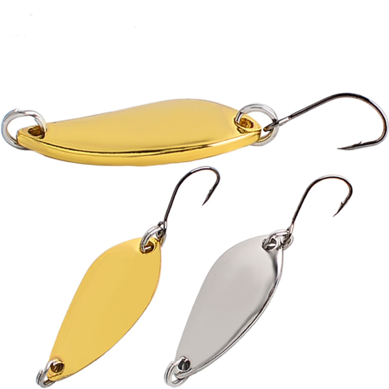 Fishing Lure Spinnerbait - 12 adet Metal Kaşık Spinner Yem
