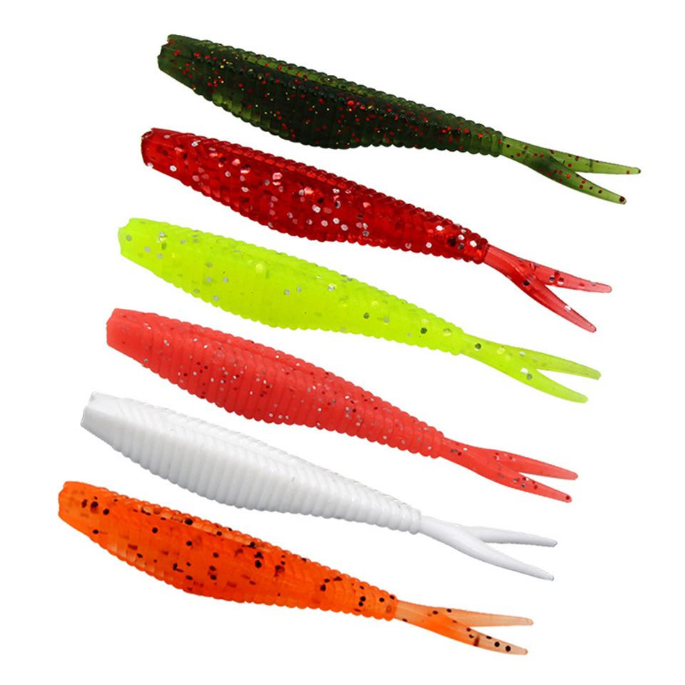 Fishing Lure Soft Plastic - 20 adet Balıkçılık Yumuşak Yem Plastik