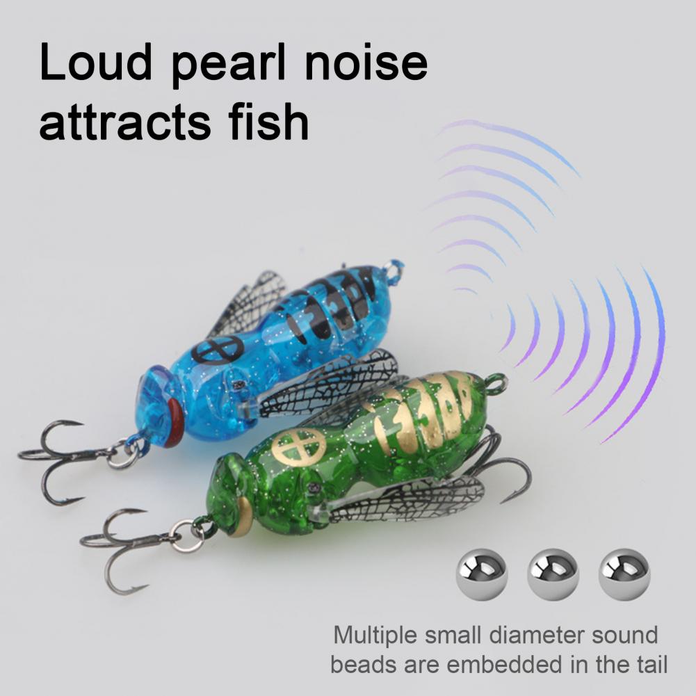 Fishing Lure Topwater - 5G/4.8CM Akustik Gürültülü Çelik Bilyeli Yüzen