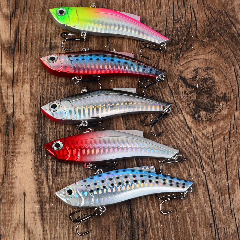 Fishing Lure Swimbait - 5 adet Vib Batan Balıkçılık Yemleri