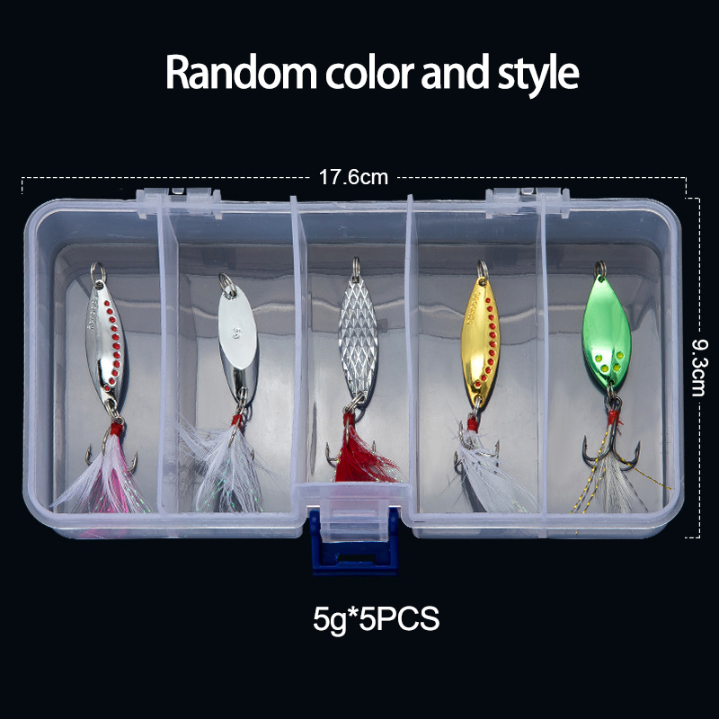 Fishing Lure Spinner - Metal Kaşık Spinner Balıkçılık Cazibesi 5g