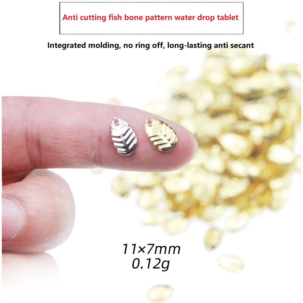 Fishing Lure Spinnerbait - 50 adet/grup DIY Balıkçılık Spinner Payet
