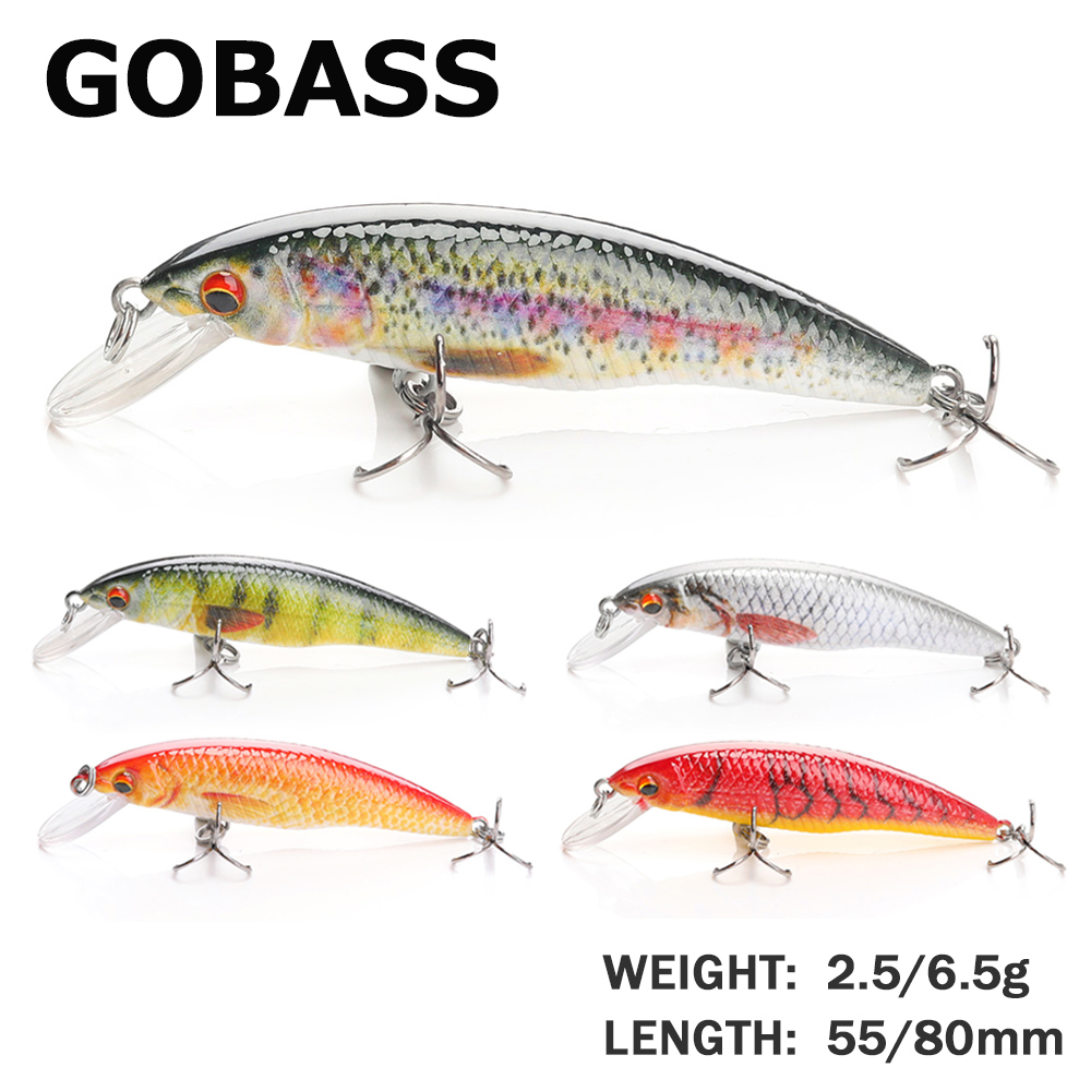 Fishing Lure Spinnerbait - GOBASS Jerkbait avcılık balıkçılık cazibesi Wobblers