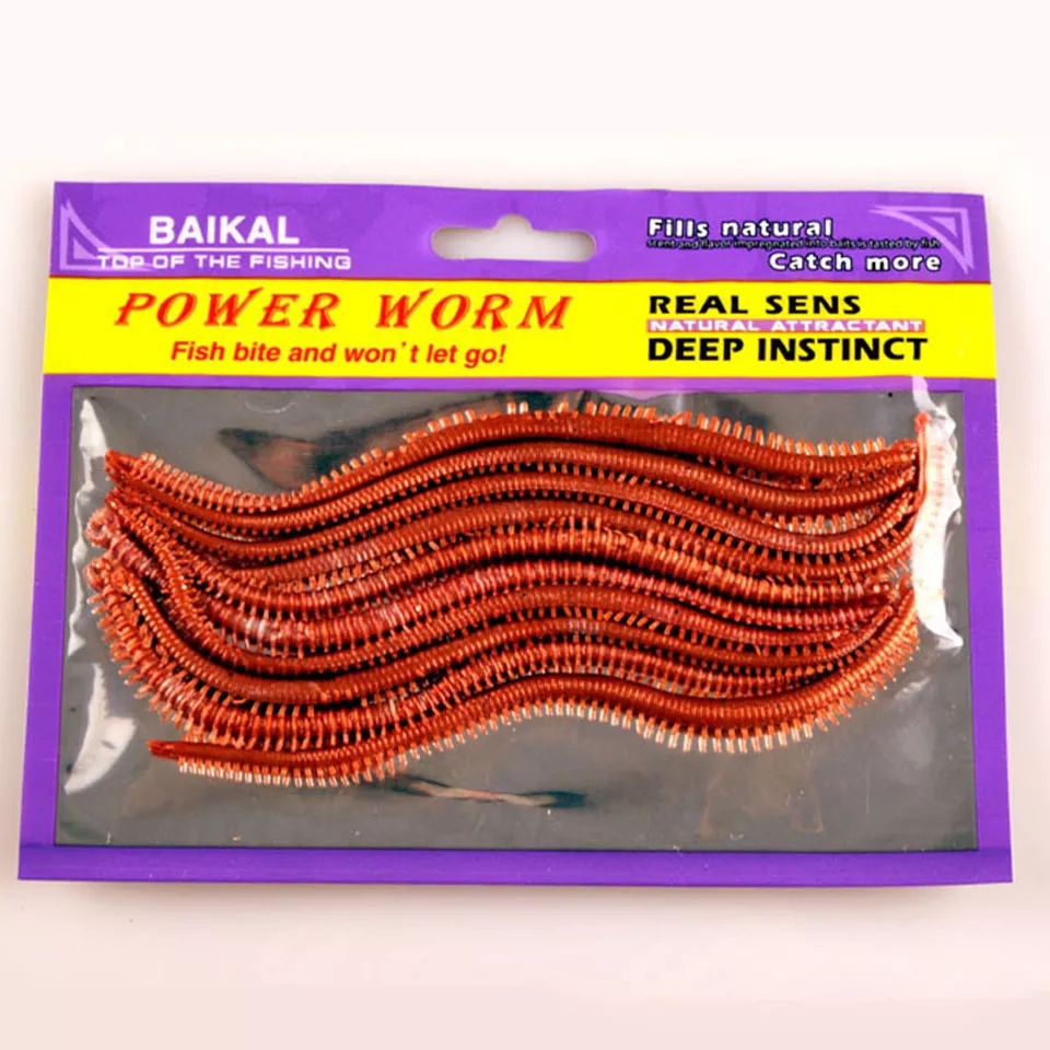 Fishing Lure Soft Plastic - 10 adet/grup Yapay Deniz Solucanları 135mm