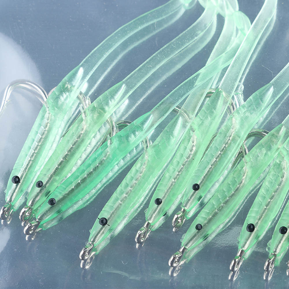 Fishing Lure Soft Plastic - 10 adet/grup Yapay Yumuşak Yemler Aydınlık