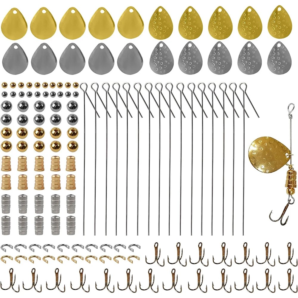 Fishing Lure Spoon - 140 adet balıkçılık Lures yapma kiti