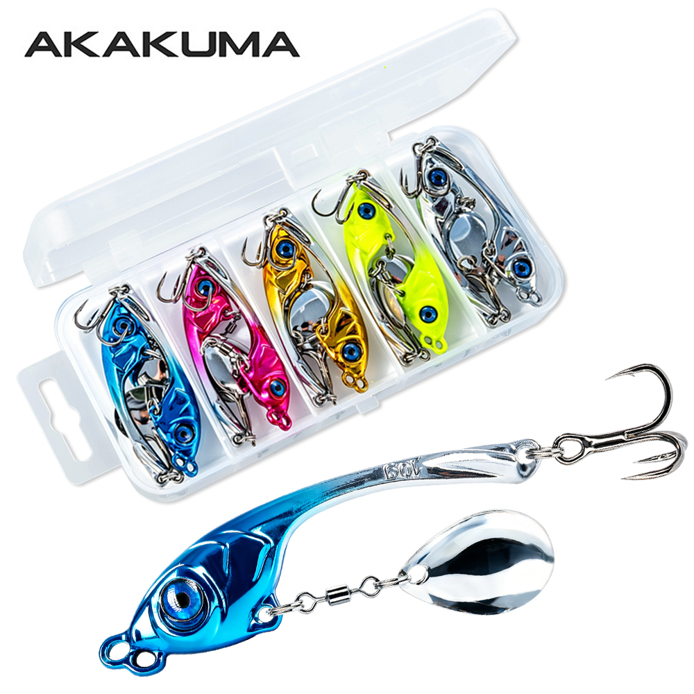 Fishing Lure Making Kit - 10 Adet/Kutu Çift Delikli Metal VIB