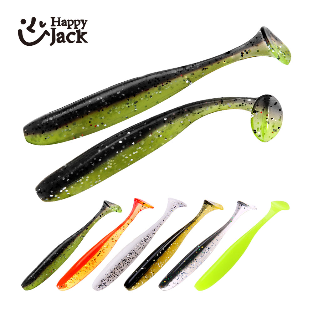 Fishing Lure Soft Plastic - HappyJack 2025 Yumuşak Solucan Lures Silikon