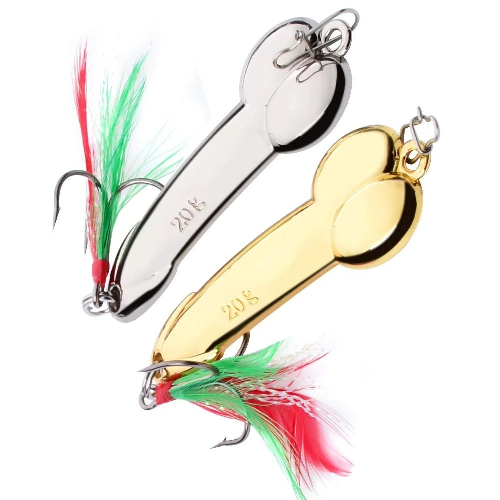 Fishing Lure Spoon - Metal Kaşık Penis Şekli Balıkçılık Lures