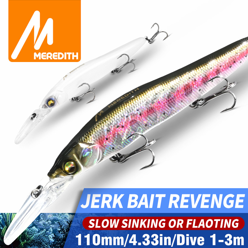 Fishing Lure Swimbait - MEREDITH Minnow Wobbler Balıkçılık Yemleri 110mm