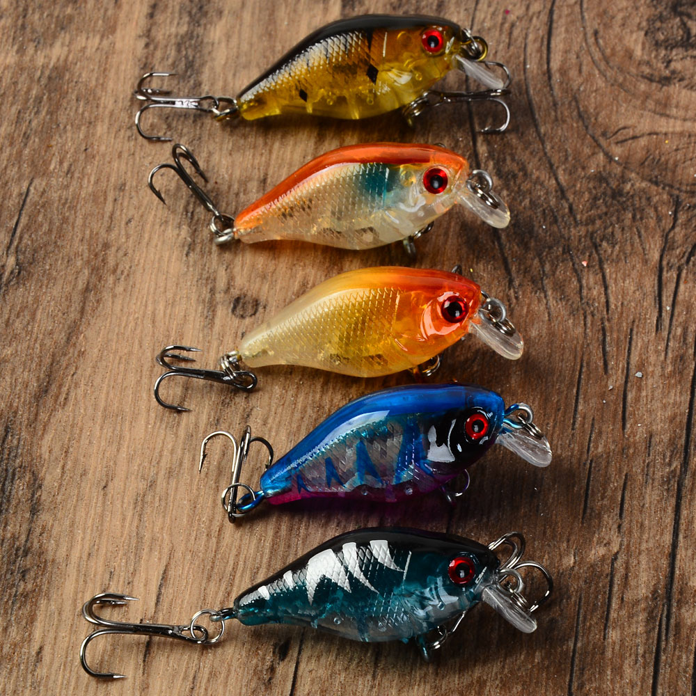 Fishing Lure Crankbait - 5 adet Yüzen Crankbait Yem Balıkçılık