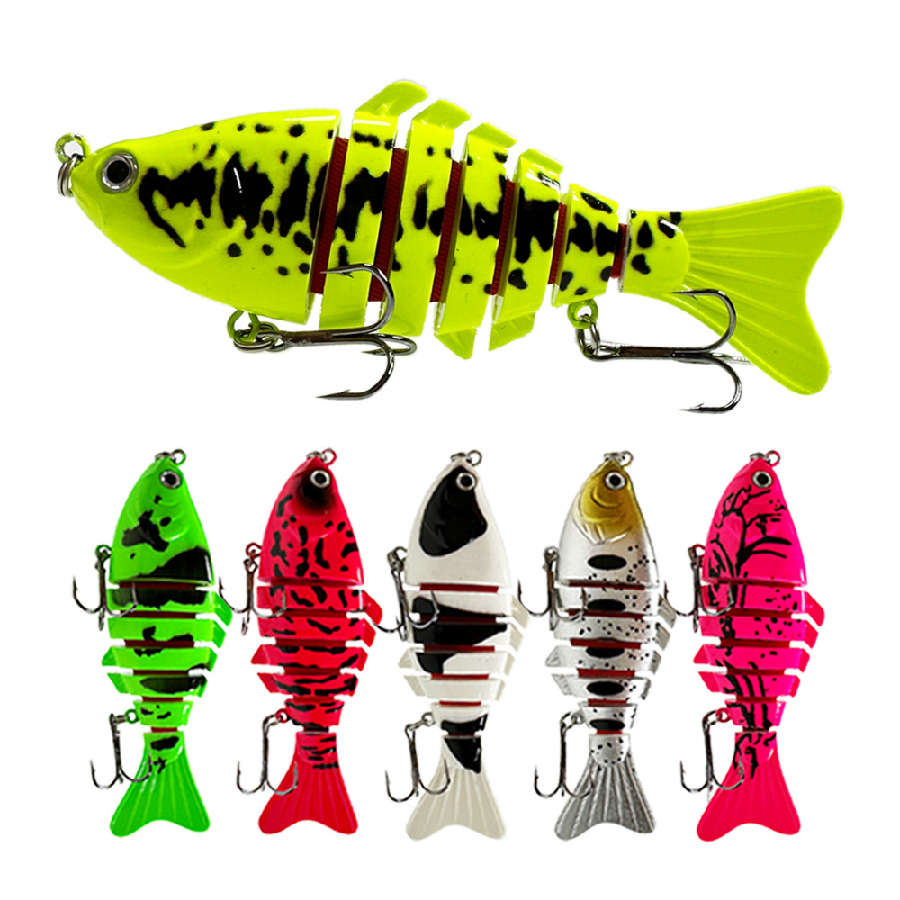 Fishing Lure Swimbait - 1 adet çok segmentli sert yem