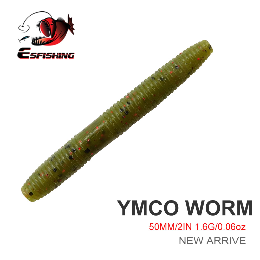 Fishing Lure Soft Plastic - ESFISHING Yumuşak Solucan Yem YMCO Sopa
