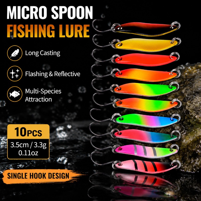 Fishing Lure Blade Bait - Mikro Balıkçılık Yemi Metal Kaşık Yemler