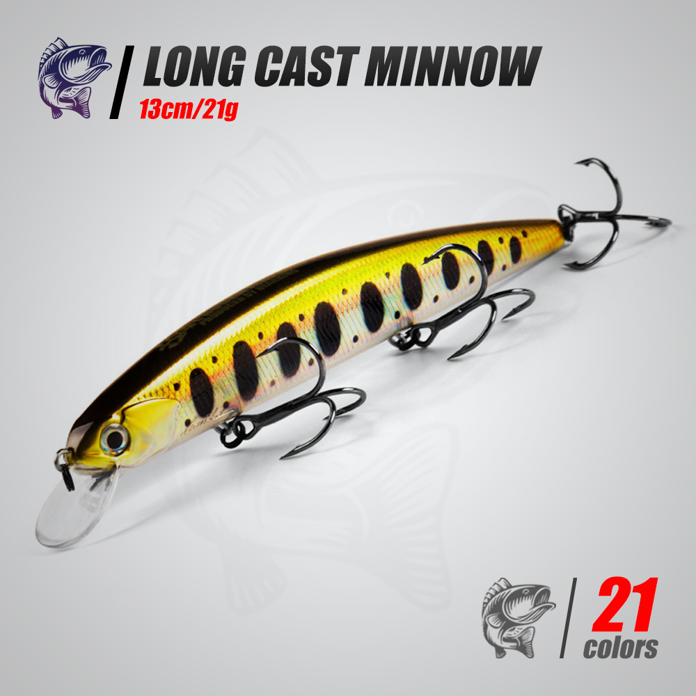 Fishing Lure Jerkbait - 1 adet 13 cm/21g Uzun Döküm