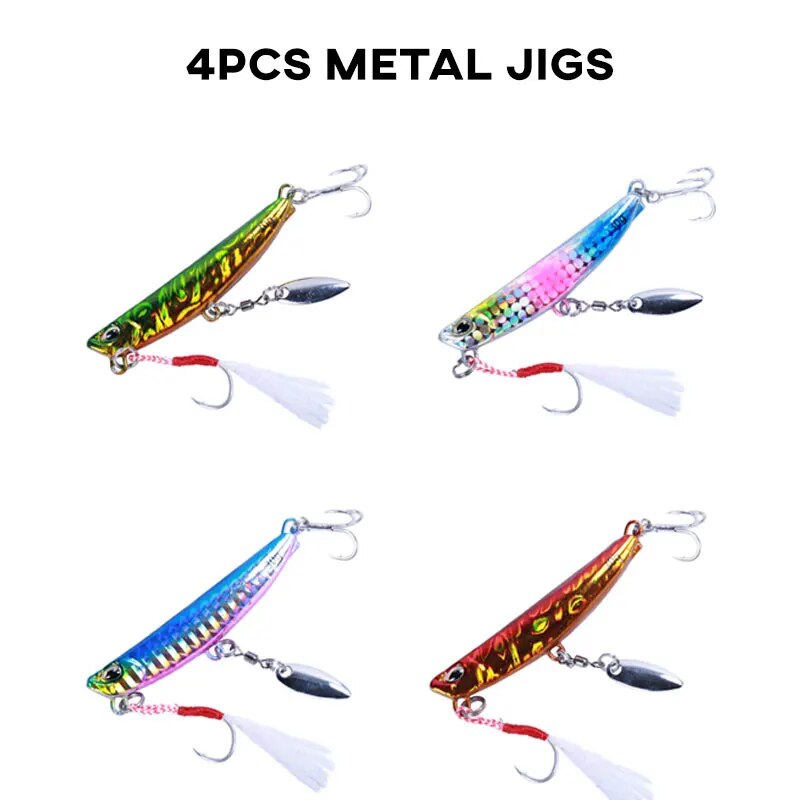 Fishing Lure Buzzbait - Metal Jig kaşık balıkçılık Lures 4