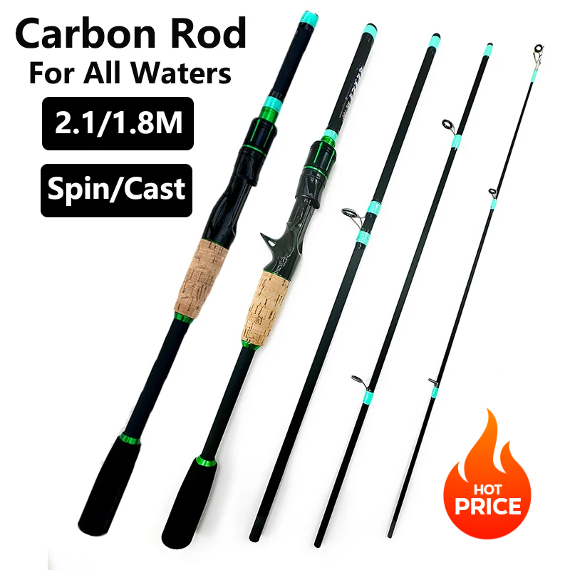 Fishing Lure Jig - Atarlı Spin Olta Kamışı Sağlam ML
