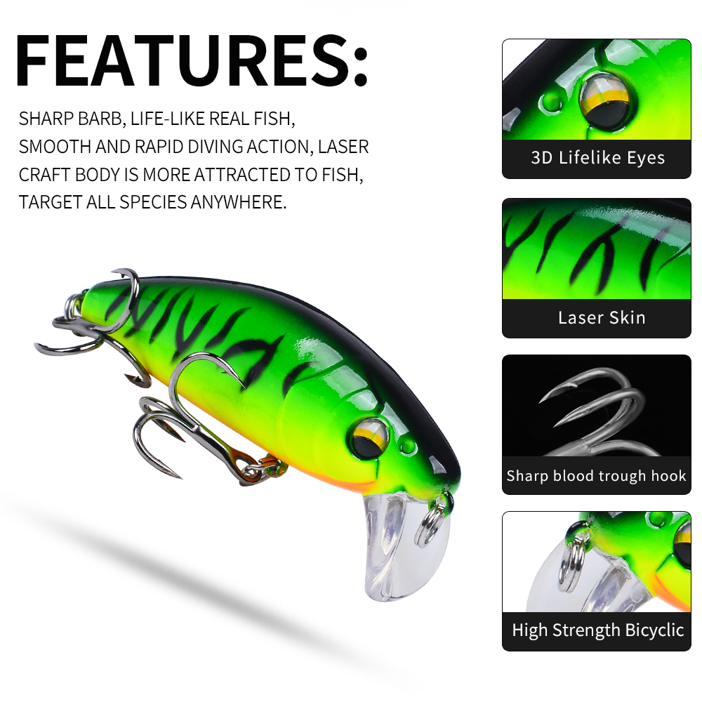 Proberos 1/6 adet sert balıkçı - Fishing Lure Crankbait incelemesi ve fiyatı