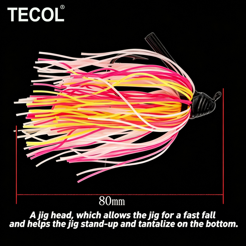 TECOL 10G Kauçuk Jig Silikon E - Fishing Lure Buzzbait incelemesi ve fiyatı