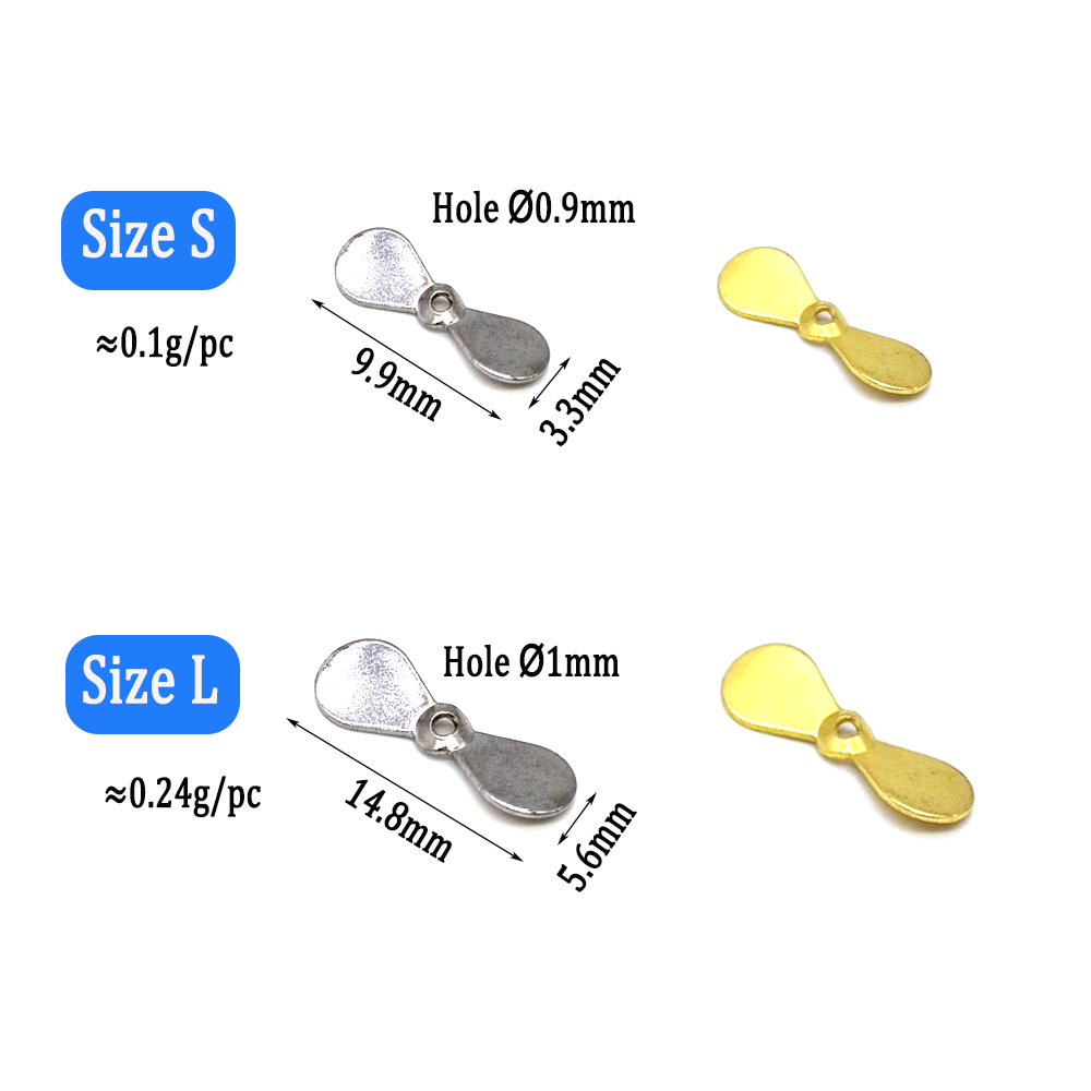 Wifreo 40 adet Turbo Pervane S - Fishing Lure Blade Bait incelemesi ve fiyatı