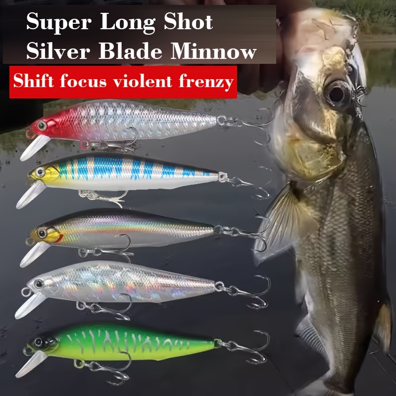 5 adet/kutu Uzun Kuyruk Minnow - Fishing Lure Crankbait incelemesi ve fiyatı