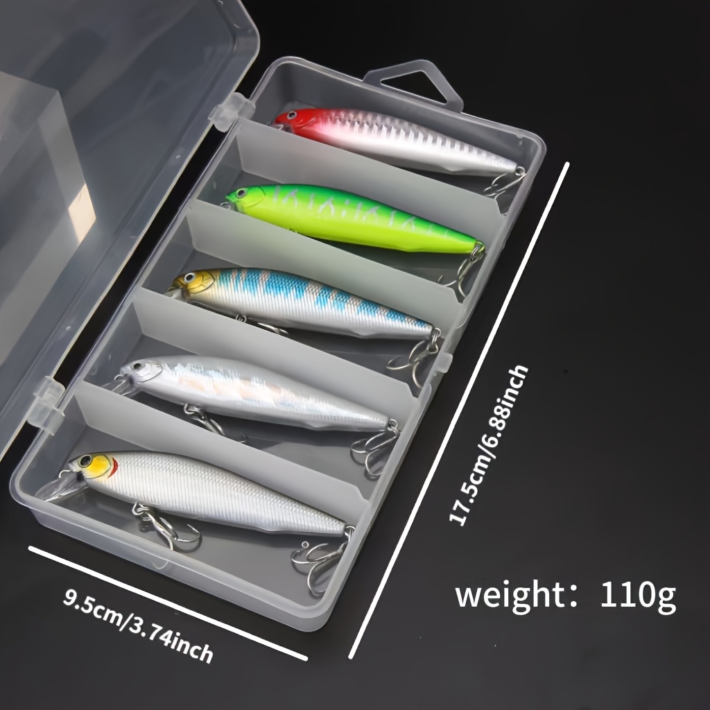 5 adet/kutu Uzun Kuyruk Minnow - Fishing Lure Crankbait incelemesi ve fiyatı
