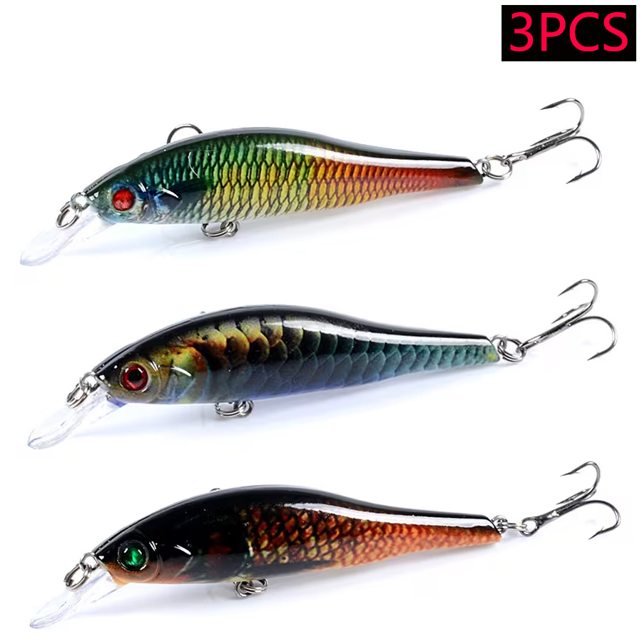 3 adet sert yem seti yapay Wob - Fishing Lure Jerkbait incelemesi ve fiyatı