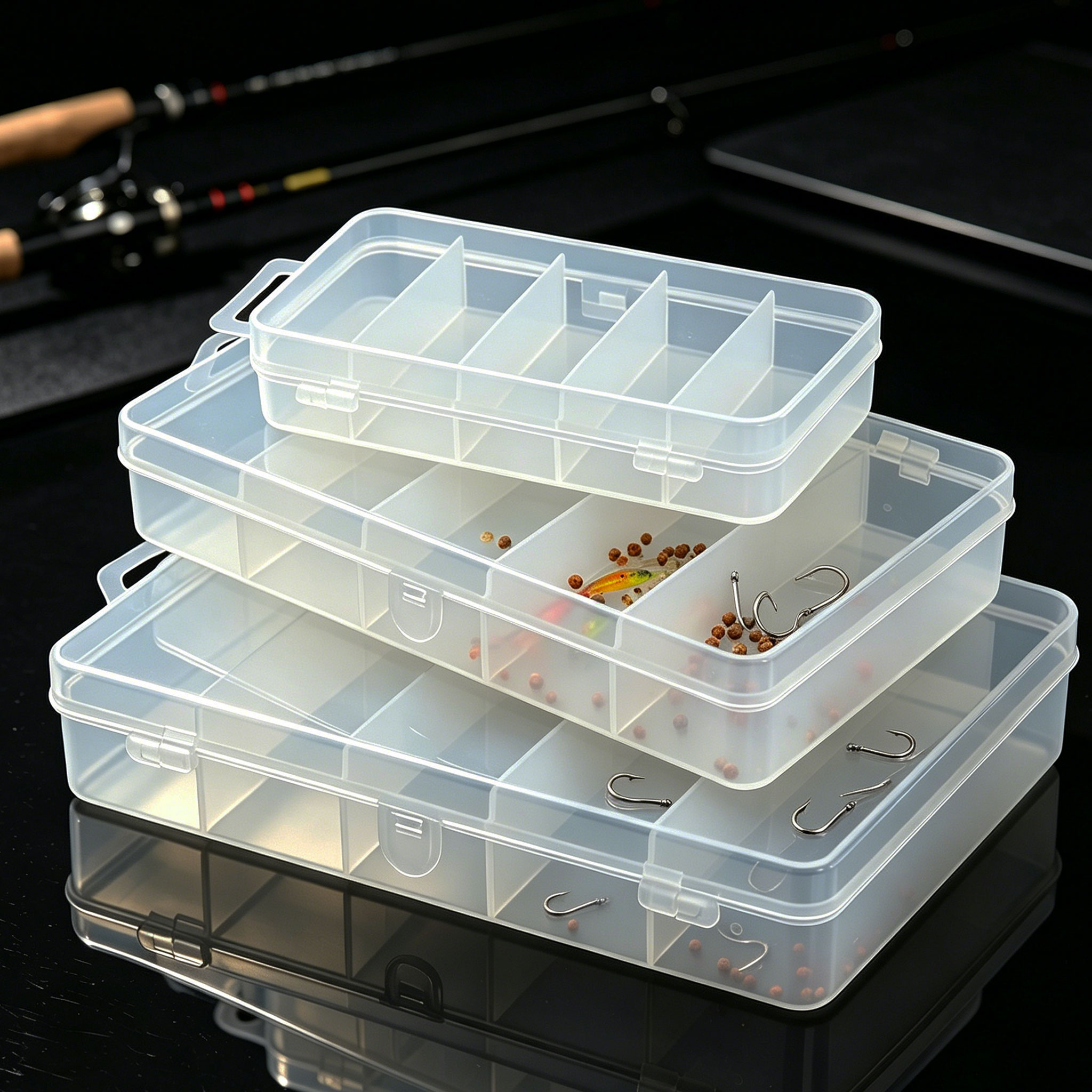 1/3 adet 3 Boyutta Plastik Bal - Fishing Lure Box incelemesi ve fiyatı