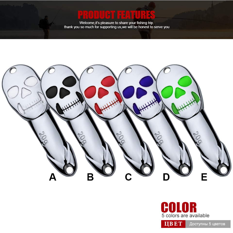 LHFSH Jigging Kafatası Şeklind - Fishing Lure Blade Bait incelemesi ve fiyatı