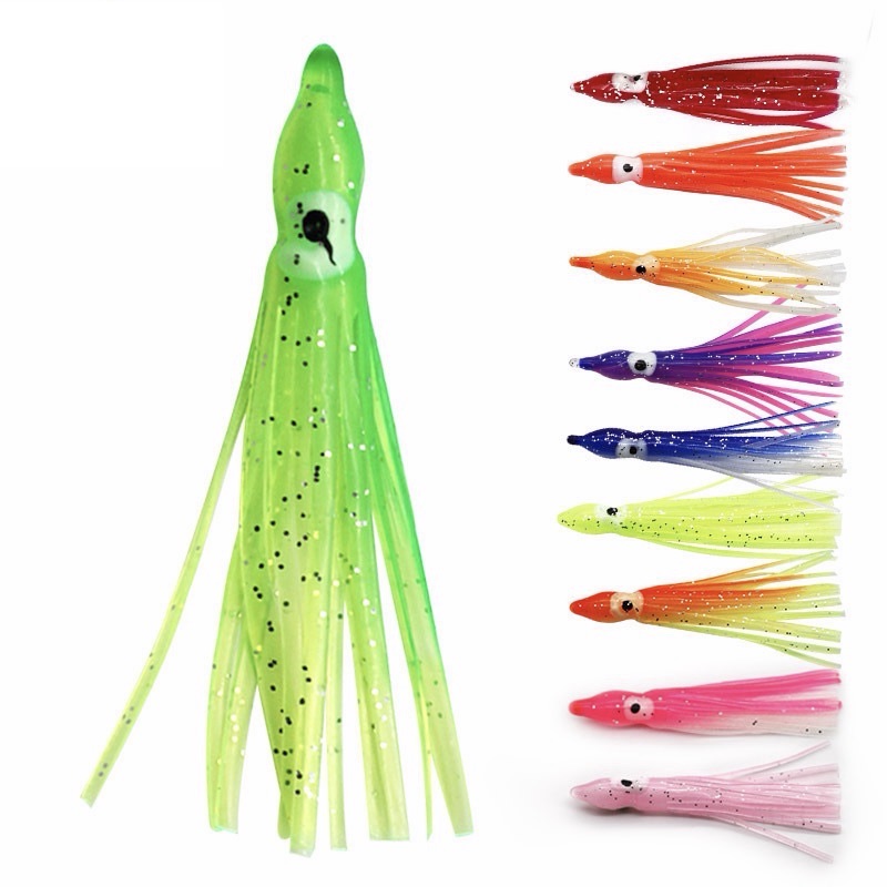 7cm Işıklı Kalamar Yemleri 5'l - Fishing Lure Soft Plastic incelemesi ve fiyatı