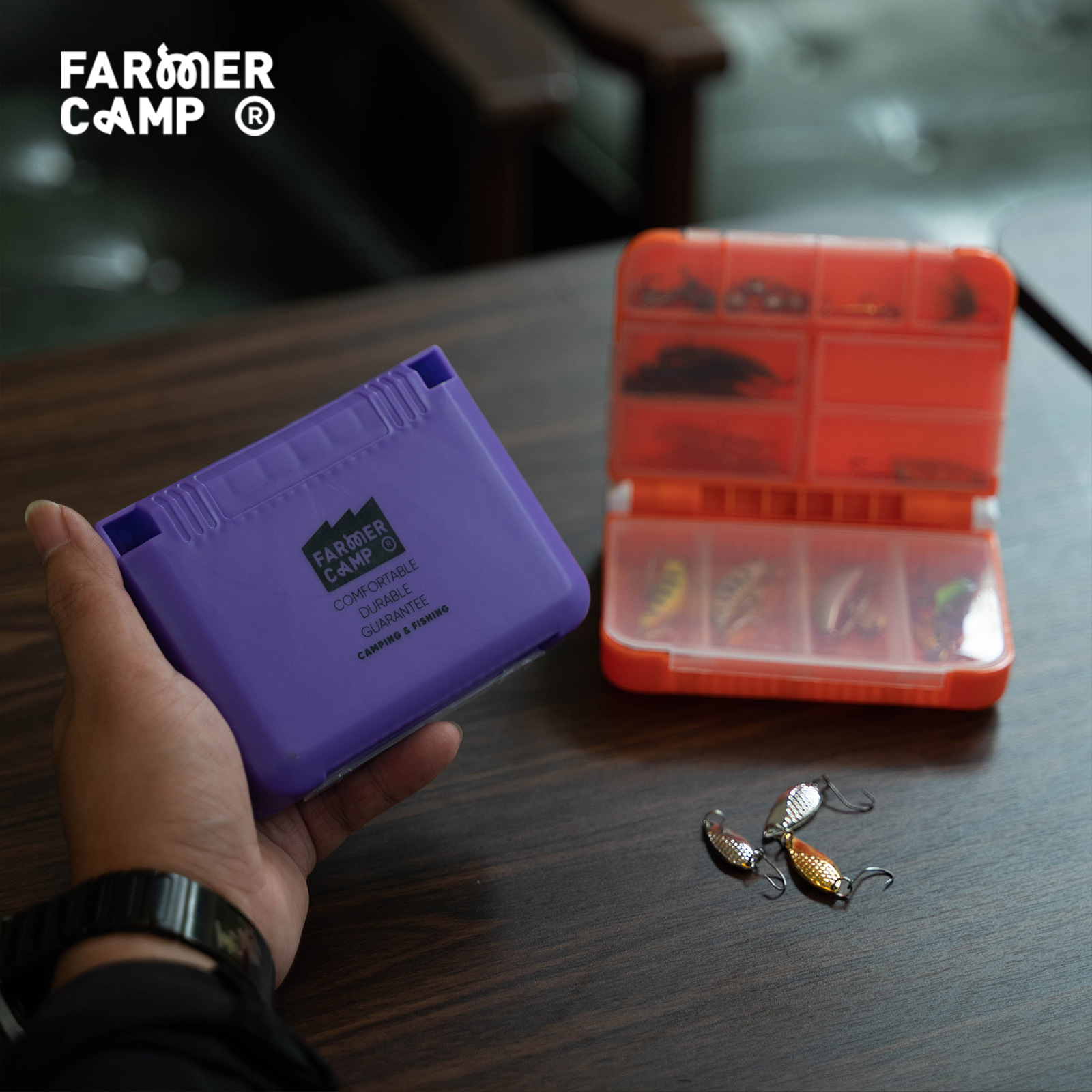 Taşınabilir Çift Katmanlı Balı - Fishing Lure Spoon incelemesi ve fiyatı