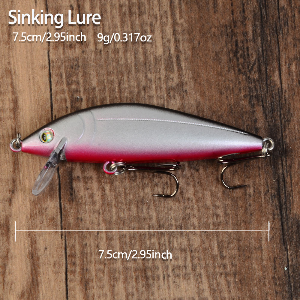 5 adet Batan Minnow Wobblers C - Fishing Lure Jerkbait incelemesi ve fiyatı