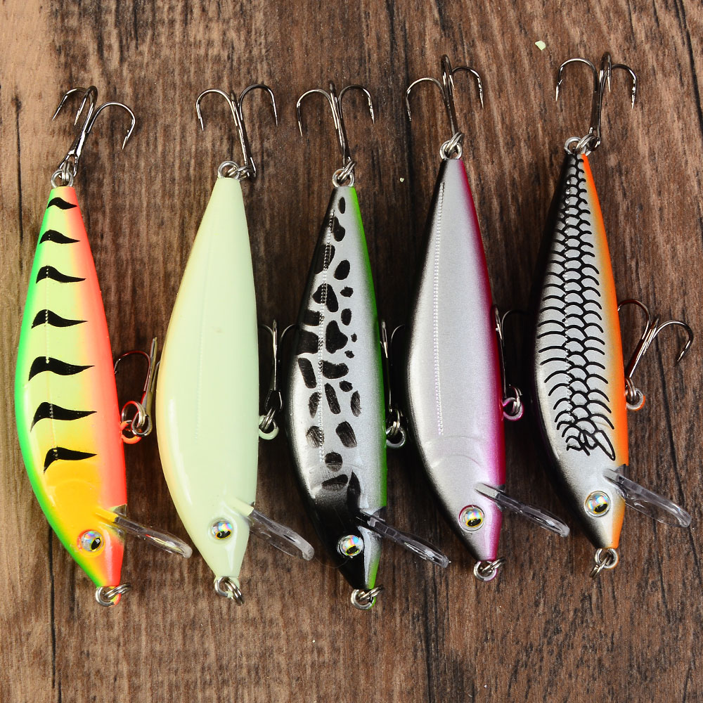 5 adet Batan Minnow Wobblers C - Fishing Lure Jerkbait incelemesi ve fiyatı