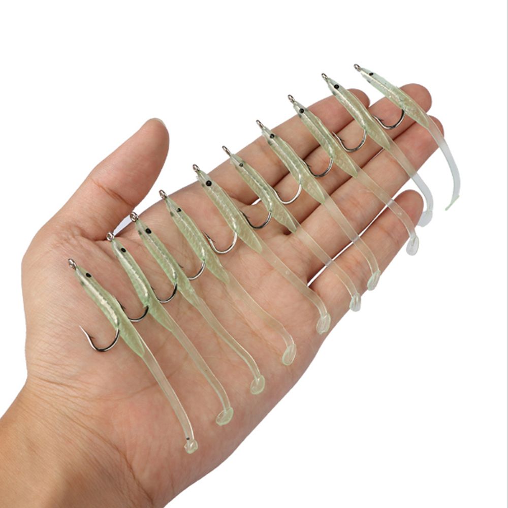 10 adet/grup Yapay Yumuşak Yem - Fishing Lure Soft Plastic incelemesi ve fiyatı