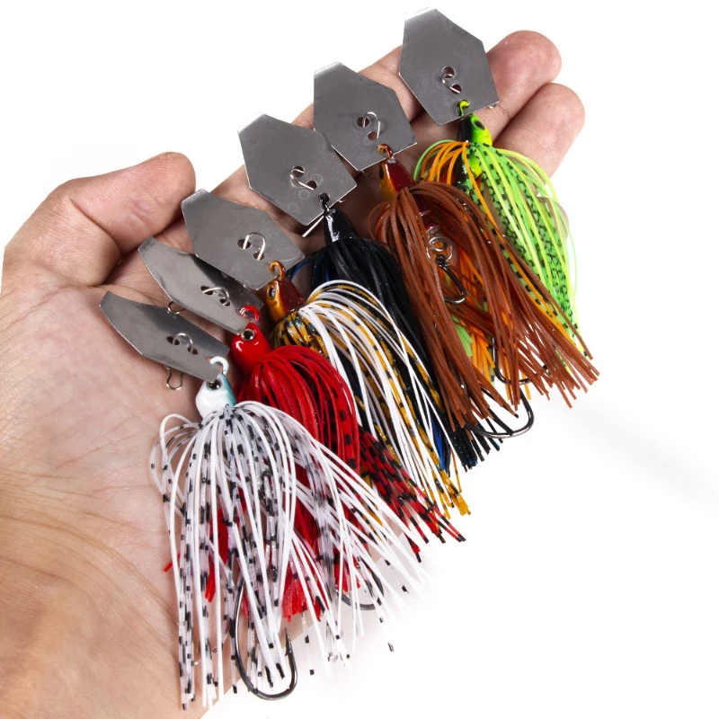 6 adet/takım Chatterbait Balık - Fishing Lure Buzzbait incelemesi ve fiyatı