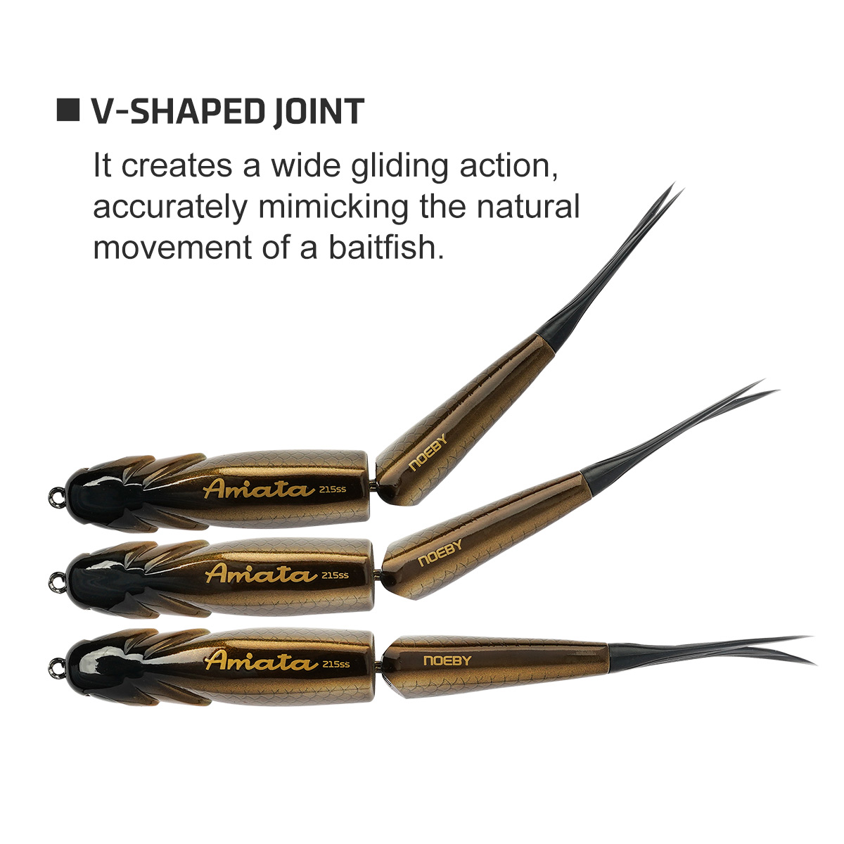 NOEBY AMATA Shad Glide Swimbai - Fishing Lure Popper incelemesi ve fiyatı