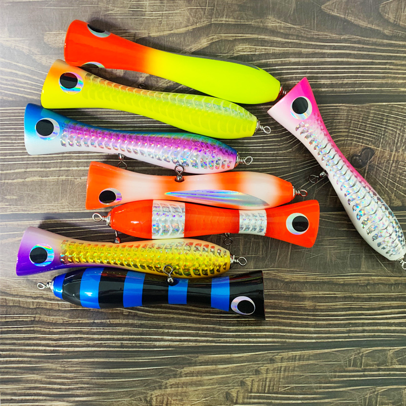 OBSESSION Ahşap Trolling Cazib - Fishing Lure Popper incelemesi ve fiyatı