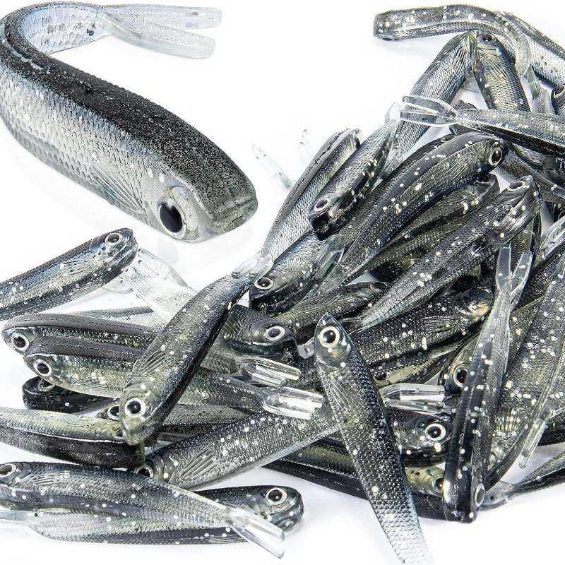 10/20/30 Adet Bölünmüş Kuyrukl - Fishing Lure Soft Plastic incelemesi ve fiyatı
