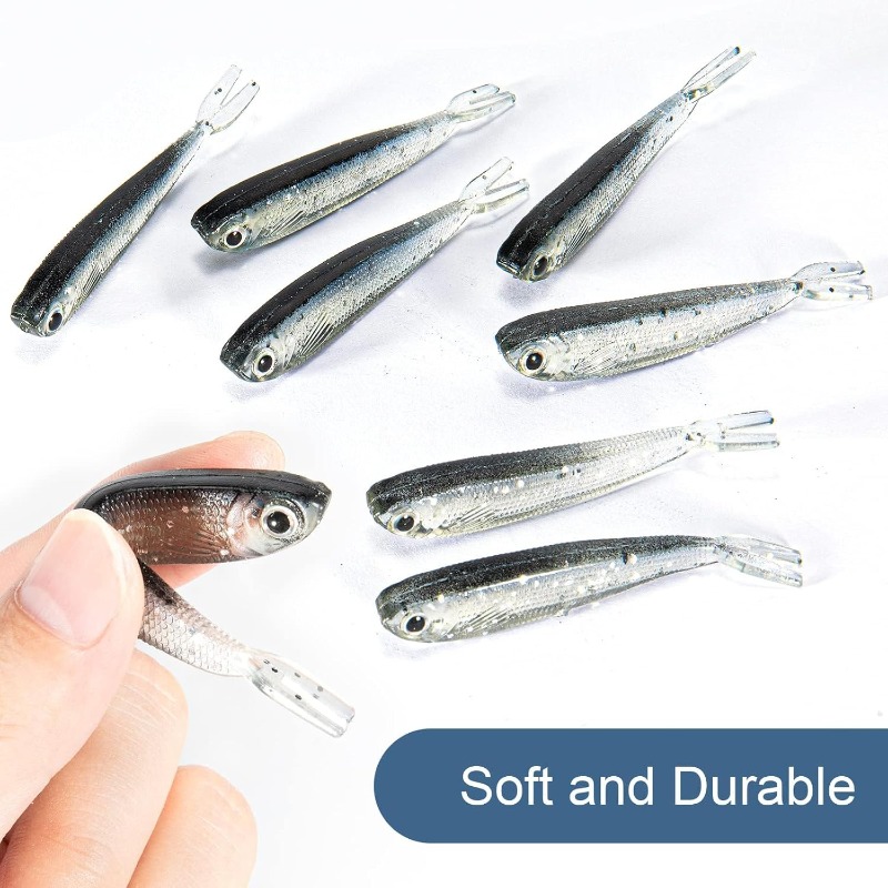 10/20/30 Adet Bölünmüş Kuyrukl - Fishing Lure Soft Plastic incelemesi ve fiyatı