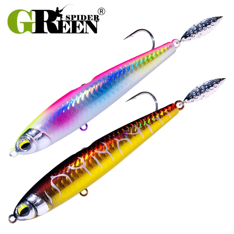 GREENSPIDER yeni 80mm 25g 85mm - Fishing Lure Spoon incelemesi ve fiyatı