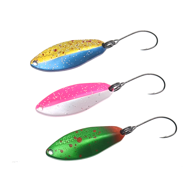 TROUT Spoon 2g 2.3g 3.5g Metal - Fishing Lure Spoon incelemesi ve fiyatı