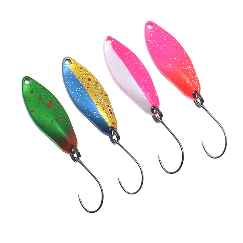 TROUT Spoon 2g 2.3g 3.5g Metal - Fishing Lure Spoon incelemesi ve fiyatı