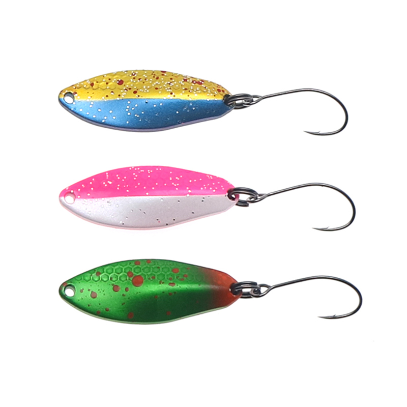 TROUT Spoon 2g 2.3g 3.5g Metal - Fishing Lure Spoon incelemesi ve fiyatı
