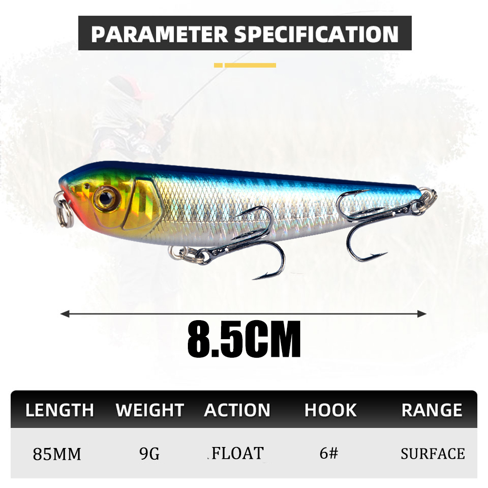 LINGYUE 1 adet sert kalem balı - Fishing Lure Topwater incelemesi ve fiyatı