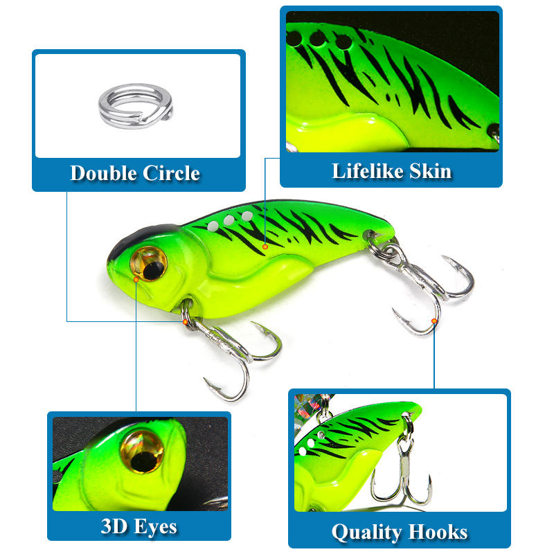 Billings 1 Adet 8g 3.5cm 3D Gö - Fishing Lure Blade Bait incelemesi ve fiyatı