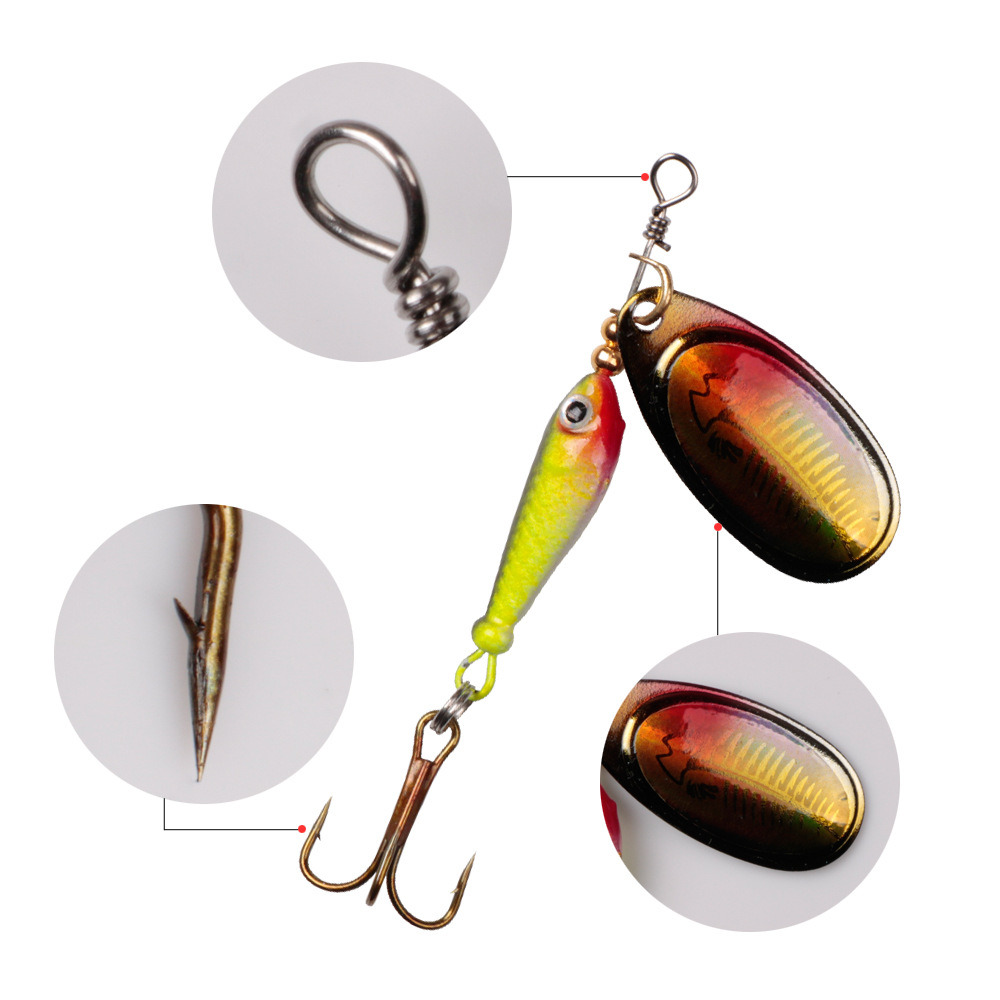 10 adet/takım Spinner Lures 9. - Fishing Lure Spinnerbait incelemesi ve fiyatı