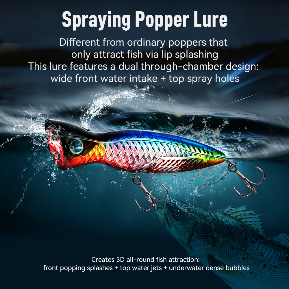 Kingdom 3 adet Büyük Av Popper - Fishing Lure Popper incelemesi ve fiyatı