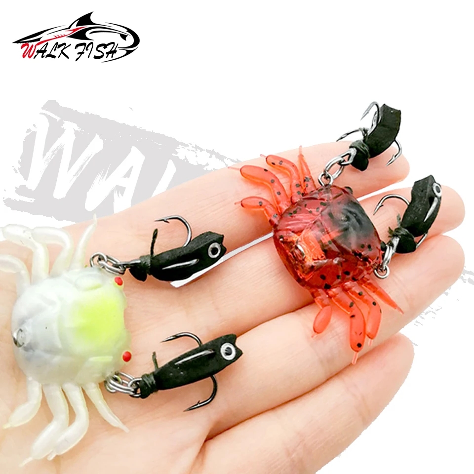 Yürümek balık 1 adet yengeç yu - Fishing Lure Soft Plastic incelemesi ve fiyatı