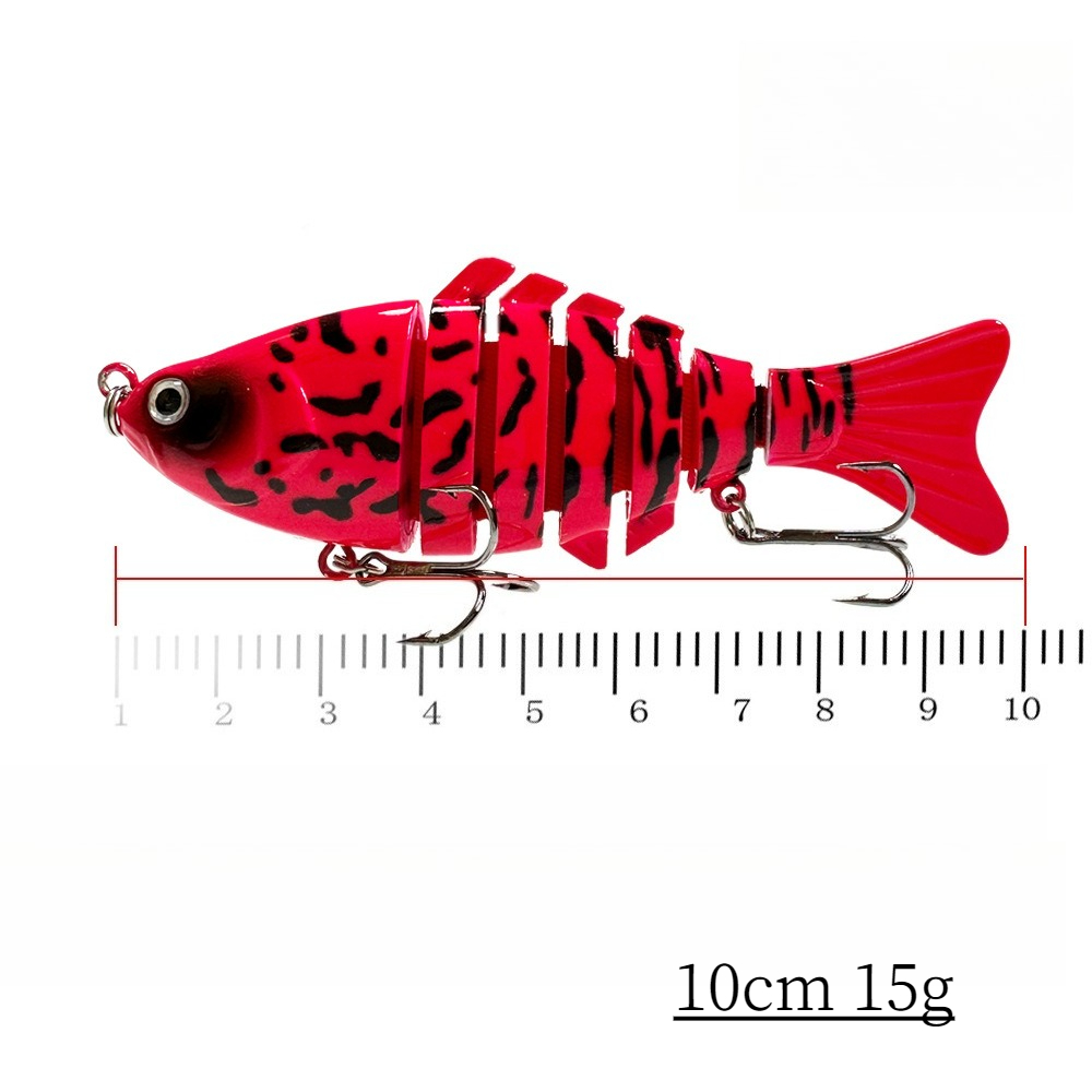 1 adet çok segmentli sert yem  - Fishing Lure Swimbait incelemesi ve fiyatı