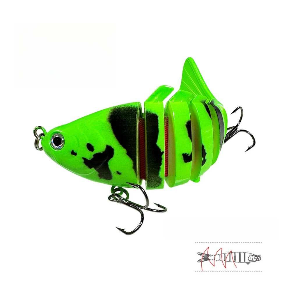 1 adet çok segmentli sert yem  - Fishing Lure Swimbait incelemesi ve fiyatı